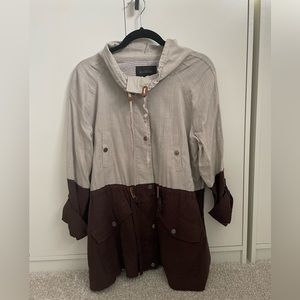 Blu Pepper Blu Pepper Color Block Anorak Jacket Women's Large (L)